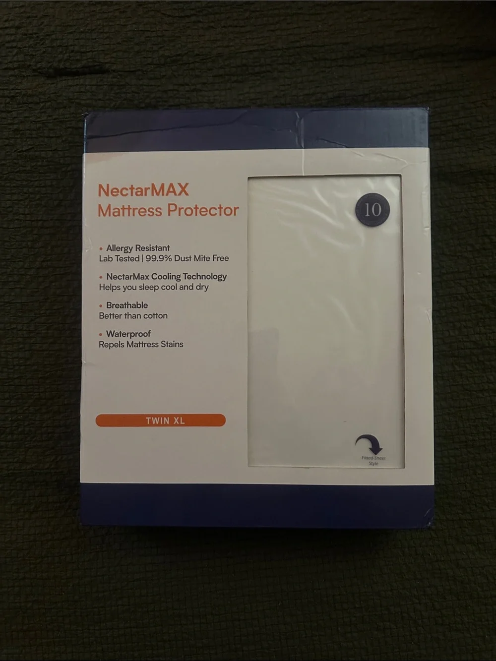 Twin XL Mattress Protector - White